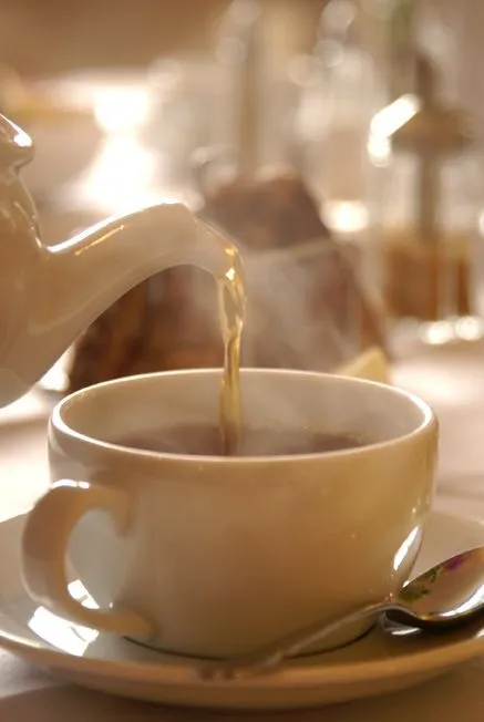 Taza de té en saquito